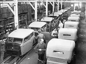 Conveyor: German car production, 1934