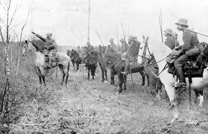 Dragoon: German cavalry under cover, 1918