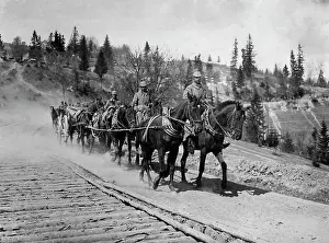 Carpathian: German cavalry at the Lissa Pass, 1915