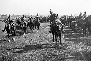 Troopers: German cavalry near the Daugava River, 1915