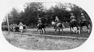 Dwina: German cavalry near the Daugava River, 1917
