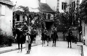 Armand: German cavalry patrol in the Vosges, 1916