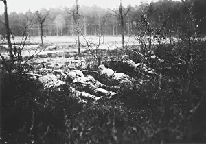 Argonne: German cavalry patrol WWI
