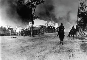 Dnieper: German cavalry reconnaissance patrol on the Dnieper, 1941