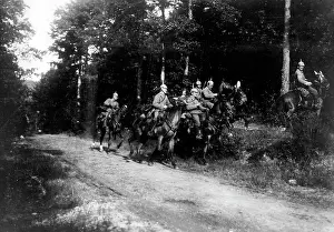 Armand: German cavalrymen on patrol, 1915