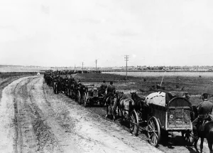 Cadvances: German column on the Eastern front, 1941