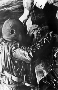 Frogman: German commando frogman in World War II, 1944