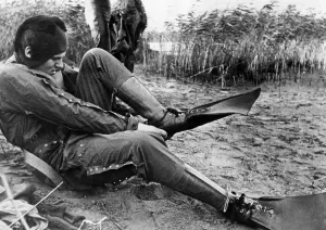 Frogman: German commando frogman in World War II, 1944