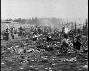 Belsen: German Concentration Camp Inmates Being Liberated