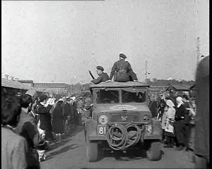 Belsen: German Concentration Camp Inmates Being Liberated