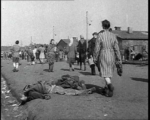 Belsen: German Concentration Camp Inmates Being Liberated