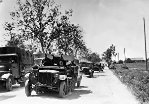 Tauroggen: German convoy on the advance in Russia, 1941