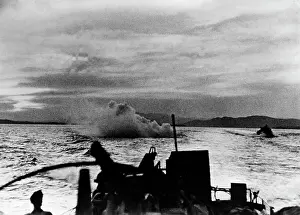 Aegean: German convoy in the Aegean, 1944