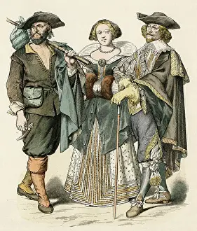 C1650: German Costume circa 1650