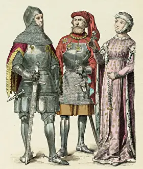 Rosary: German Costume Early 15th century