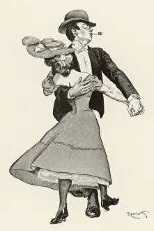 Munchen: German Couple Dancing