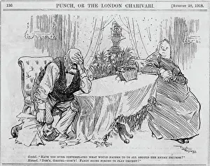 Consequences: German couple discussing the consequences of losing the war