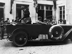 Courier: German courier at the peace conference at Versailles, 1919