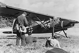 Courier: German courier plane in Belgium, 1940