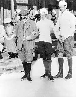 Archduke: The German crown prince couple doing winter