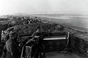 Canon: German defence at the coast of Flanders, 1916