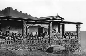 Tribes: German defense attitude against attacks of the Hereros, 1904