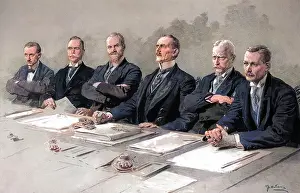 Rantzau: German delegates listen to peace terms after WW1