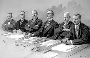 Rantzau: German delegates listen to peace terms after WW1