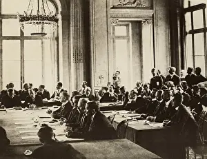 Losers: German delegates at Versailles listening ?