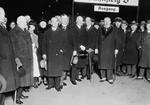 Hague: German delegation before their departure to the Second Hague