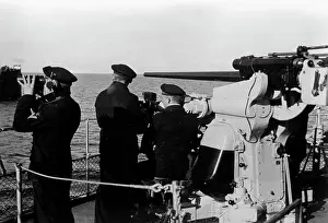 Stopped: German destroyer, 1939