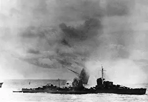 Hipper: German destroyer during the battle for Norway, 1940