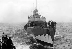 Dispatch: German destroyer in the English Channel, 1940