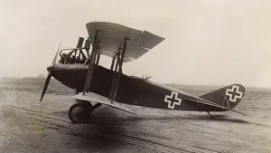 Seater: German DFW CV biplane, WW1