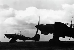 Gelb: German dive bombers at an airfield during the Western