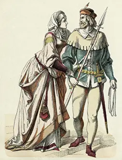 Doublet: German Dress 14th century