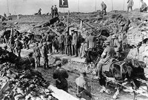 Ludendorff: German dugout at the Western Front, 1918