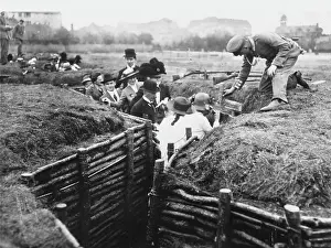 Thrower: German dummy trenches WWI