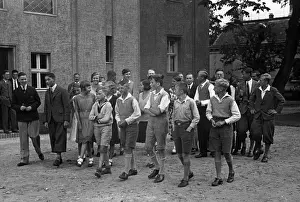 Schooling: German-English student exchange, 1931