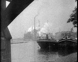 Emitting: German Factories Emitting Smoke