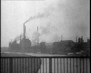 Emitting: German Factories Emitting Smoke