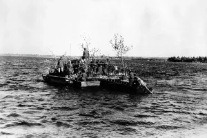 Dnieper: German ferry on the Dnieper, 1941