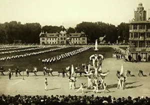 Leopoldstadt: German fest of Turnerbund with turn pyramid