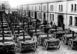 Kitchens: German field kitchens, 1908