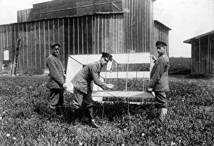 Forecast: German field kite station, 1918