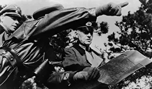 Marshalls: German Field Marshall von Rundstedt, during a