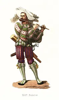 Georges Duplessis: German fifer, 16th century