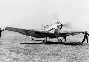 Seater: German fighter plane Messerschmitt Me 109E, 1940