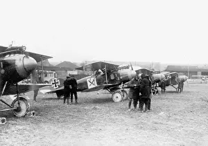 Worl: German fighter planes on the Western Front in the First Worl