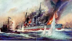 Battleships: German fighting ship in Battle of Jutland, WW1